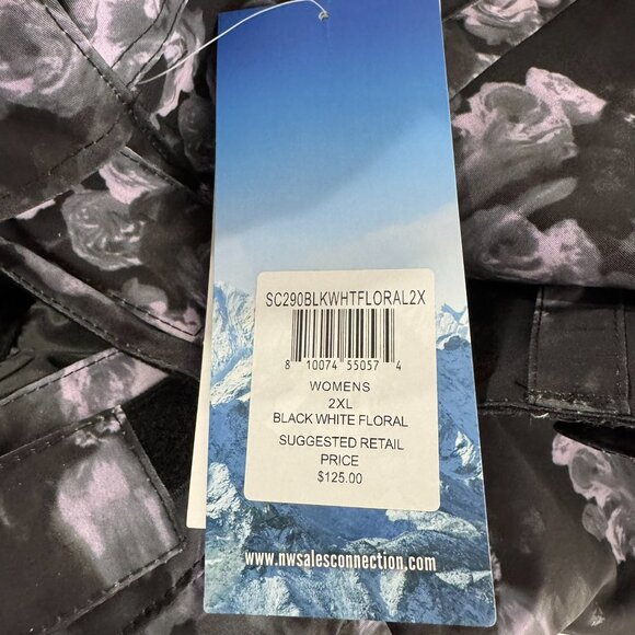 Snow Country Outerwear Rider Pant Womens 2XL Snow Ski Floral NWT PT-2666 - Picture 9 of 15